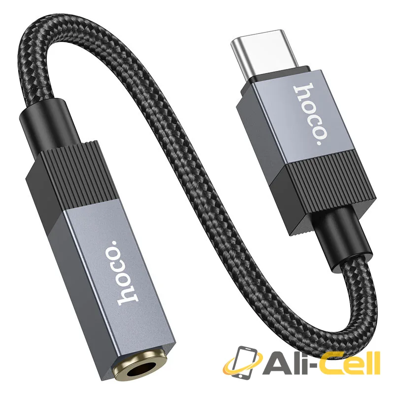 Adapter Type-C to 3.5mm “UPA32C Clever” audio converter (Upa32c Black) — 3
