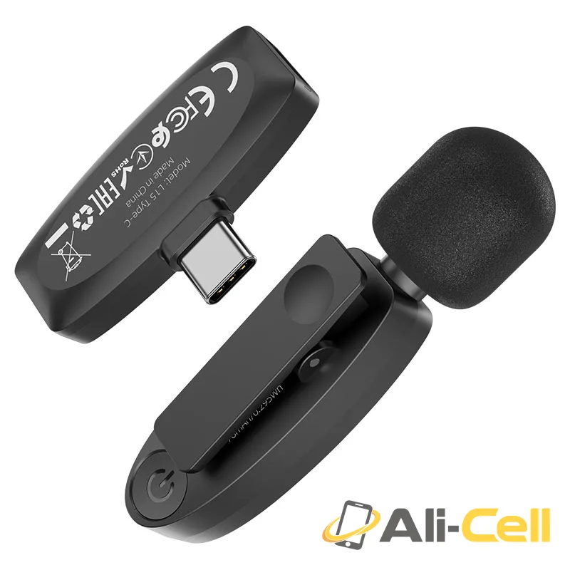 Wireless microphone “L15 Crystal” Type-C ver. (L15 Tc Black) — 6