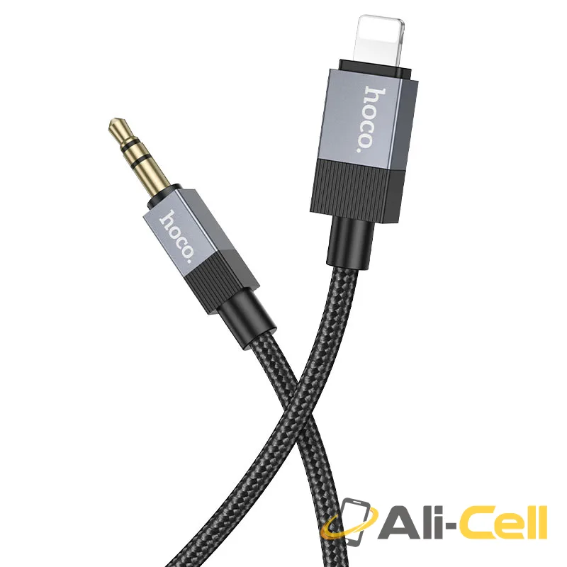 Cable 3.5mm to iP “UPA32A Clever” audio conversion (Upa32a Black, 1.0m) — 3