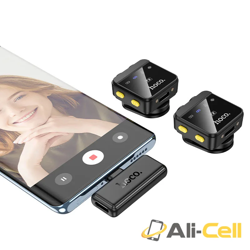 Wireless microphones “L17” with charging case (L17 Black) — 3