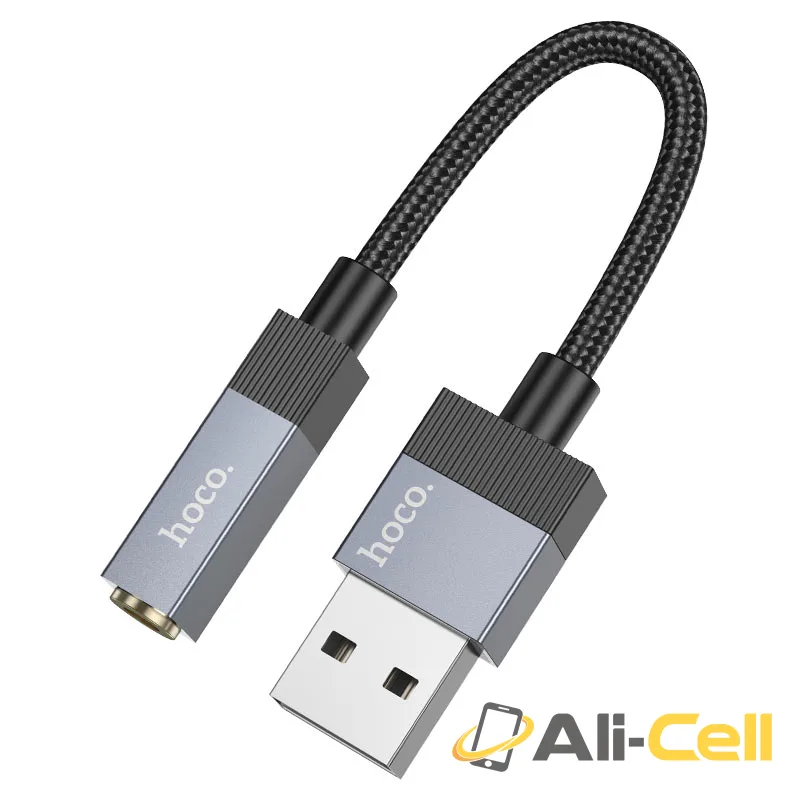 Adapter USB-A to 3.5mm “UPA32D Clever” audio converter (Upa32d Black) — 2