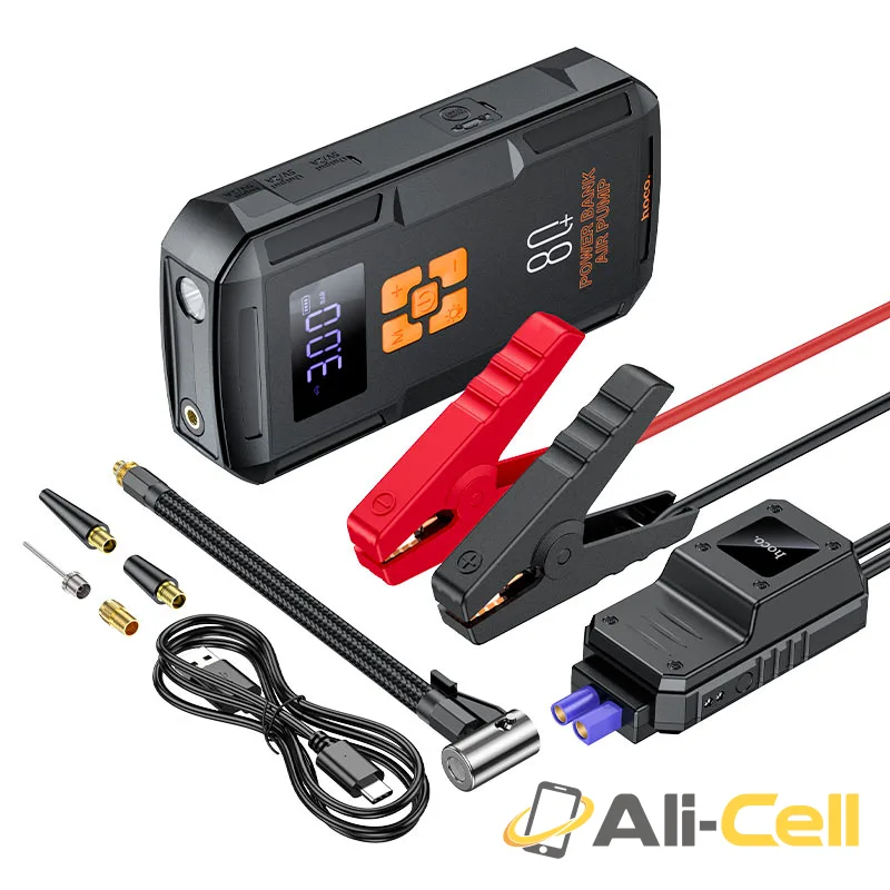 Power bank “QS2 Land” jump starter 8000mAh (Qs2 Black) — 3
