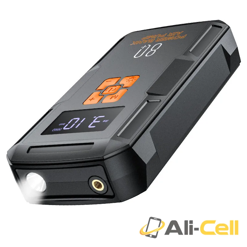 Power bank “QS2 Land” jump starter 8000mAh (Qs2 Black) — 6