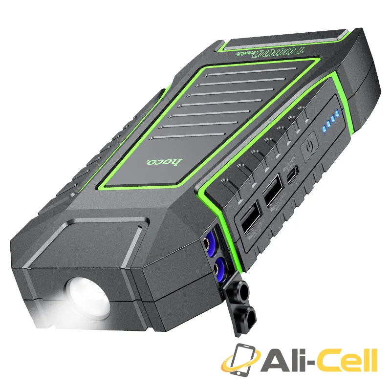 Power bank “QS1 Spring” jump starter 10000mAh (Qs1 Black) — 2