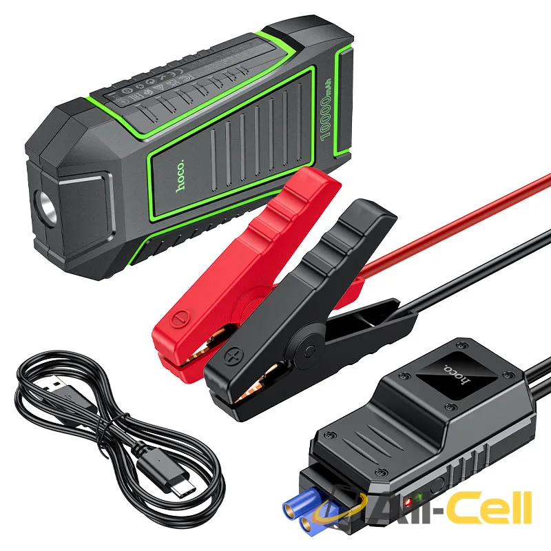 Power bank “QS1 Spring” jump starter 10000mAh (Qs1 Black) — 3
