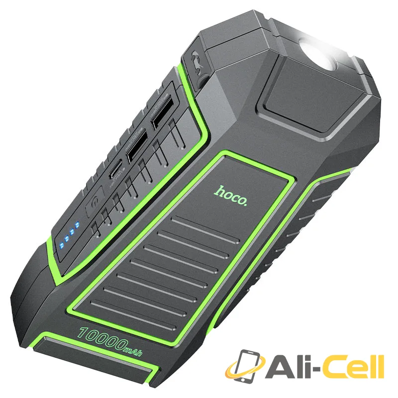 Power bank “QS1 Spring” jump starter 10000mAh (Qs1 Black) — 6