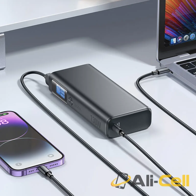 Power bank “Q17B Electric” PD130W + QC3.0 20000mAh (Q17b Space Grey) — 7