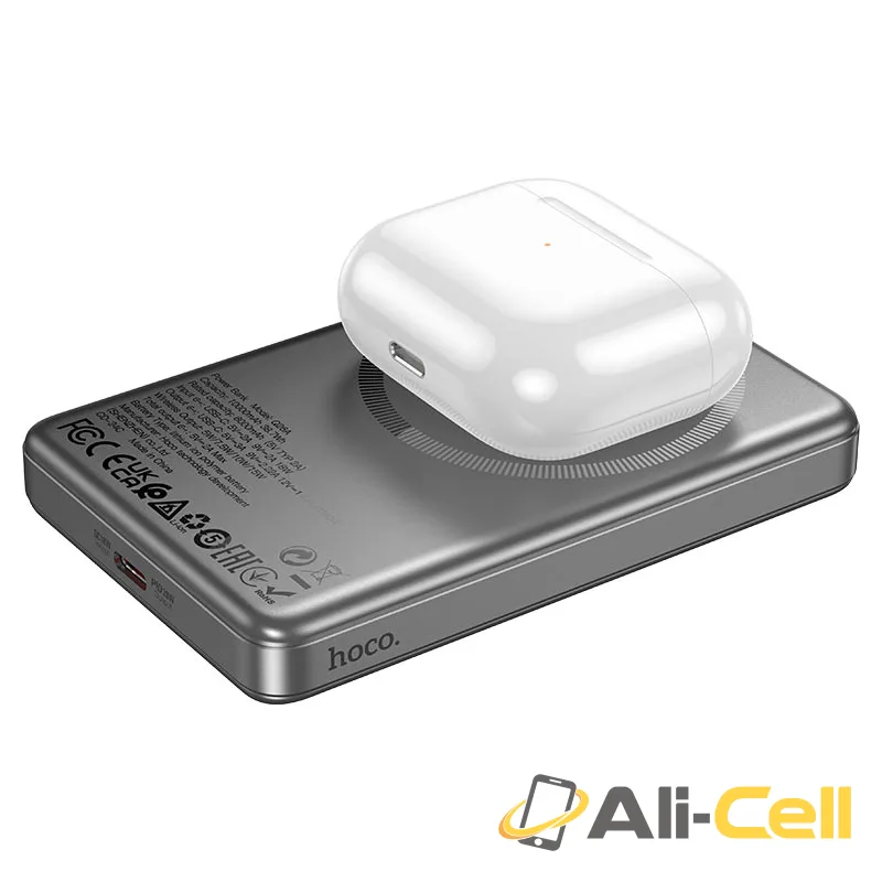 Power bank “Q26A Joy” PD20W wireless charging 10000mAh (Q26a Metal Grey) — 4