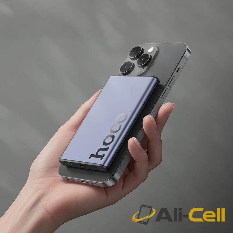 Power bank “Q32 Bird” PD20W wireless charging 5000mAh (Q32 Metal Grey) — 8