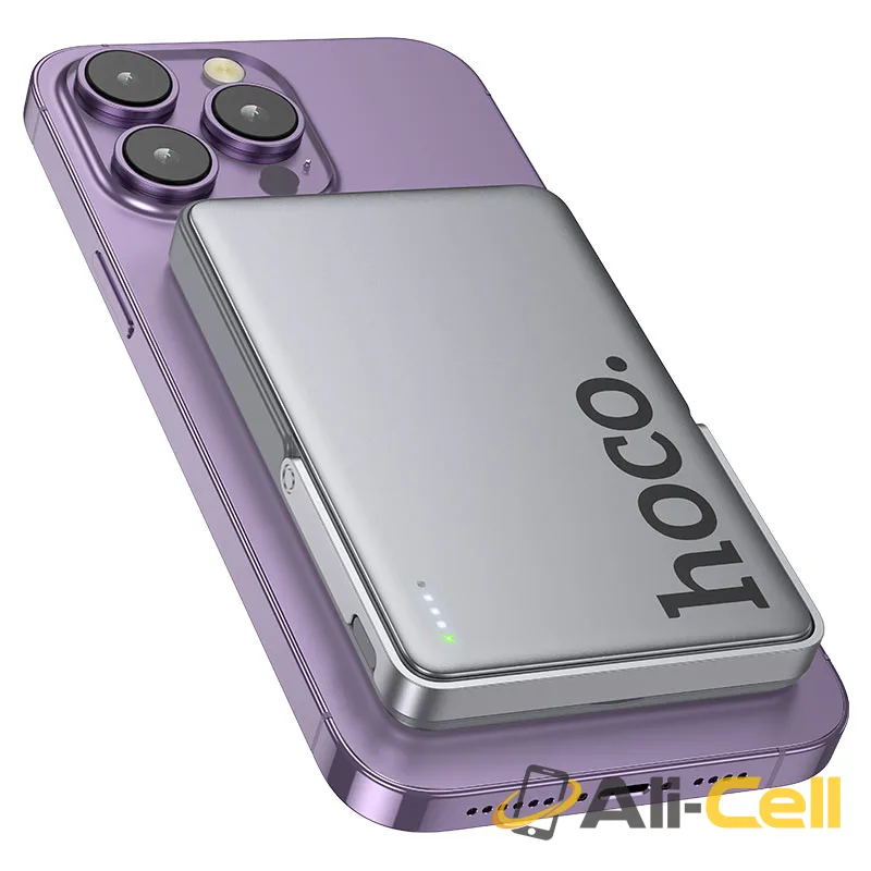 Power bank “Q36 Sunlight” PD20W wireless charging 5000mAh (Q36 Metal Grey) — 3