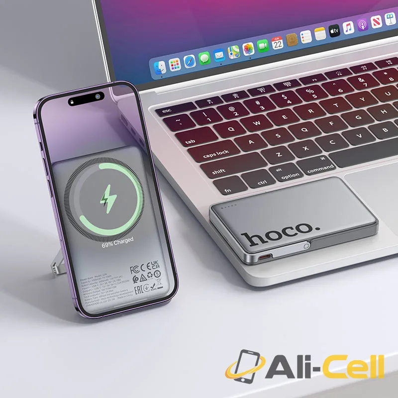 Power bank “Q36 Sunlight” PD20W wireless charging 5000mAh (Q36 Metal Grey) — 7