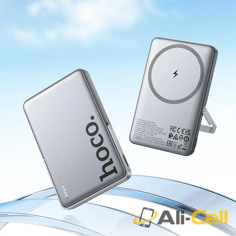 Power bank “Q36 Sunlight” PD20W wireless charging 5000mAh (Q36 Metal Grey) — 8