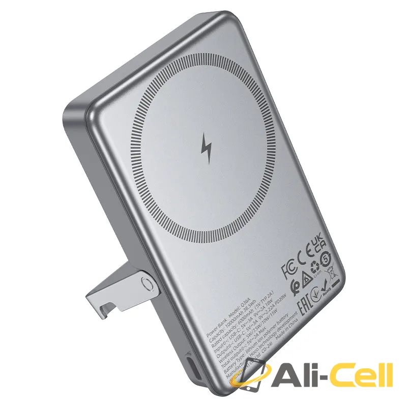 Power bank “Q36A Sunlight” PD20W wireless charging 10000mAh (Q36a Titanium Gold) — 4