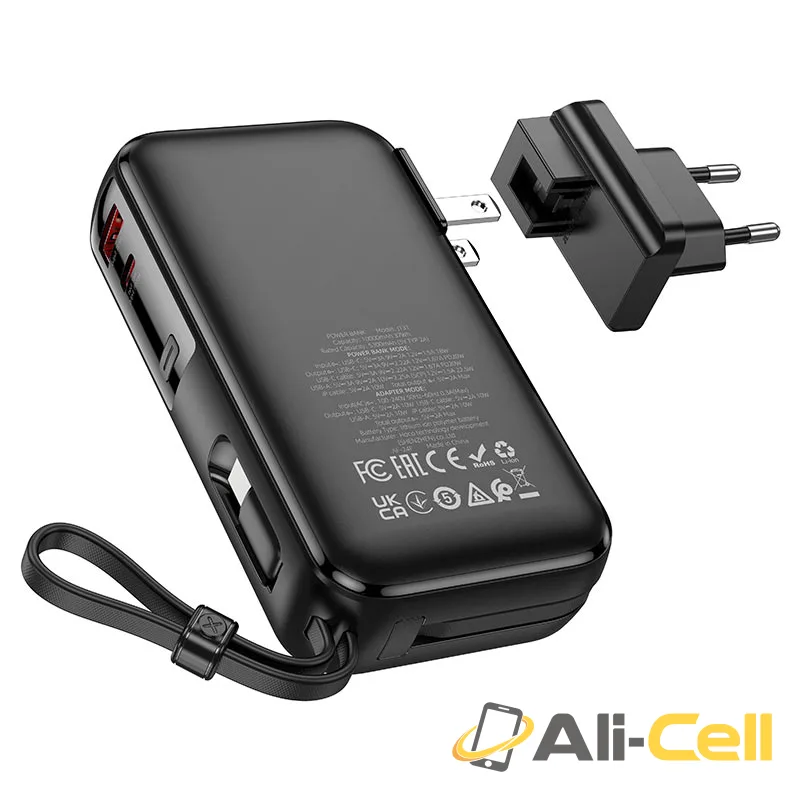 Power bank “J131 Spirit” 22.5W + PD20W 10000mAh (J131 Black) — 5