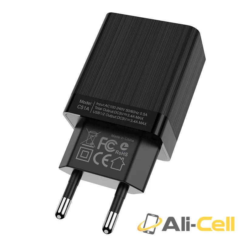 Wall charger “C51A Prestige power” dual USB ports EU — 4