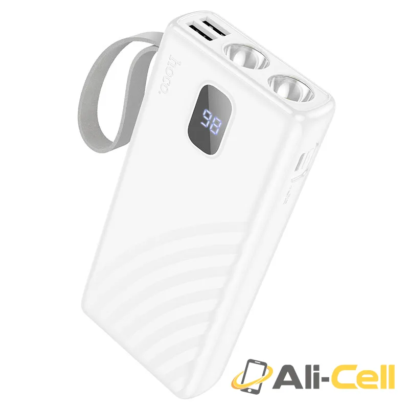Power bank “J129A Nature” 20000mAh flashlight (J129a White) — 2