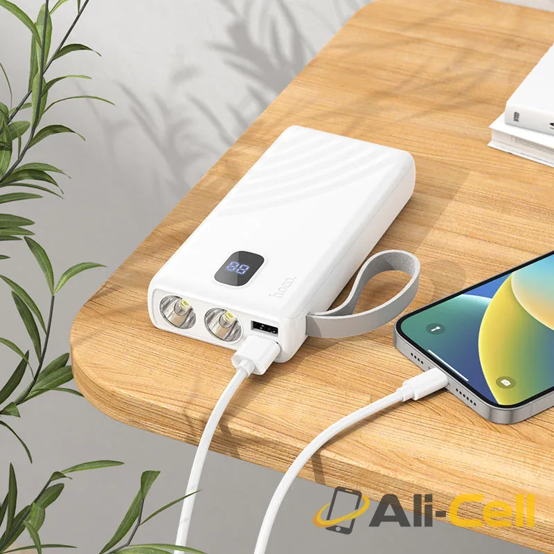 Power bank “J129A Nature” 20000mAh flashlight (J129a White) — 7