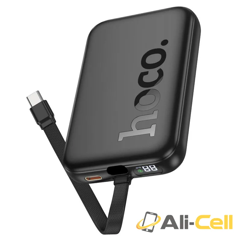 Power bank “Q35 Portable” PD20W wireless charging 10000mAh (Q35 Black)
