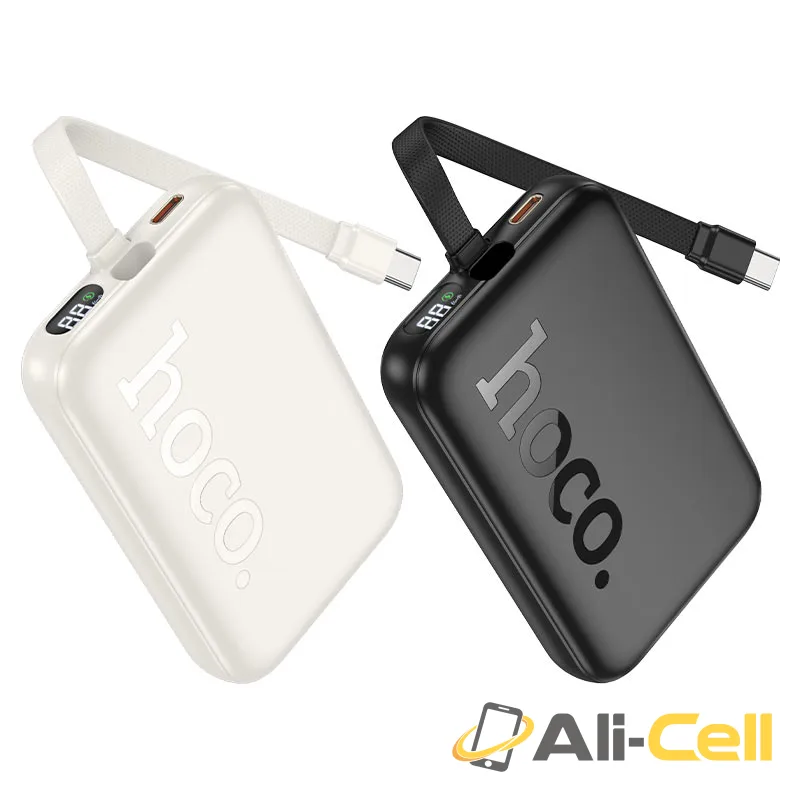 Power bank “Q35 Portable” PD20W wireless charging 10000mAh (Q35 Milky White) — 6