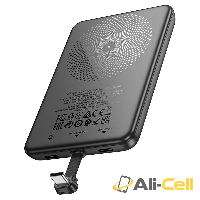 Power bank “J133 Triumph” PD20W 5000mAh Type-C ver. (J133 Tc Black) — 4