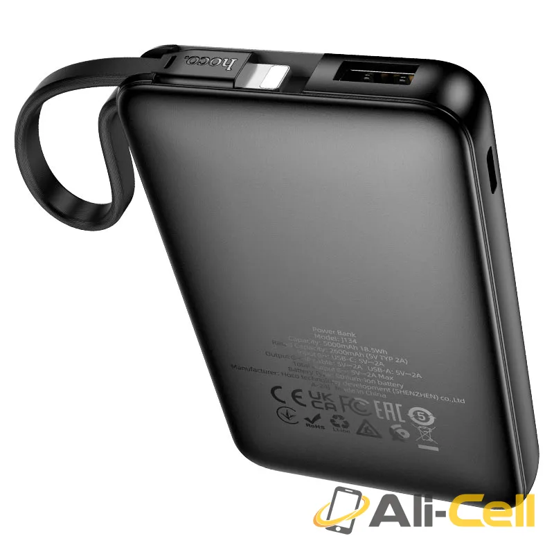 Power bank “J134 Strong” 5000mAh iP ver. (J134 Ip Black) — 5