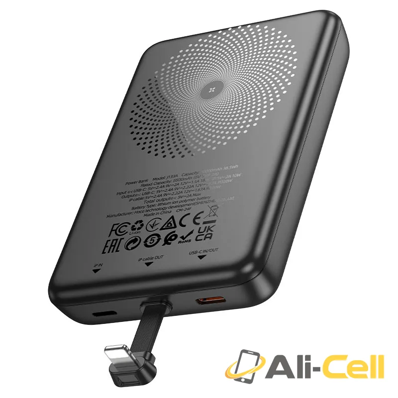 Power bank “J133A Triumph” PD20W 10000mAh iP ver. (J133a Ip Black) — 4