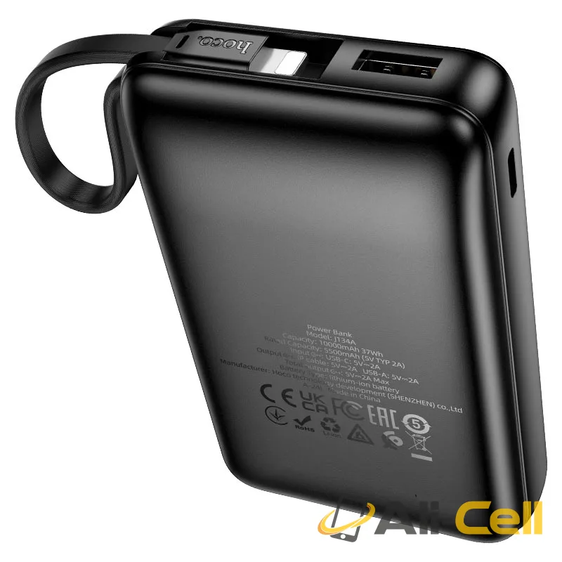 Power bank “J134A Strong” 10000mAh iP ver. (J134a Ip Black) — 5