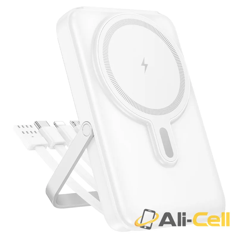Power bank “J135 Rico” 22.5W wireless charging 10000mAh (J135 White)