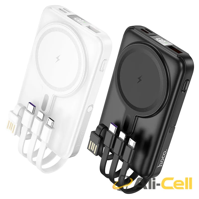Power bank “J135 Rico” 22.5W wireless charging 10000mAh (J135 White) — 6