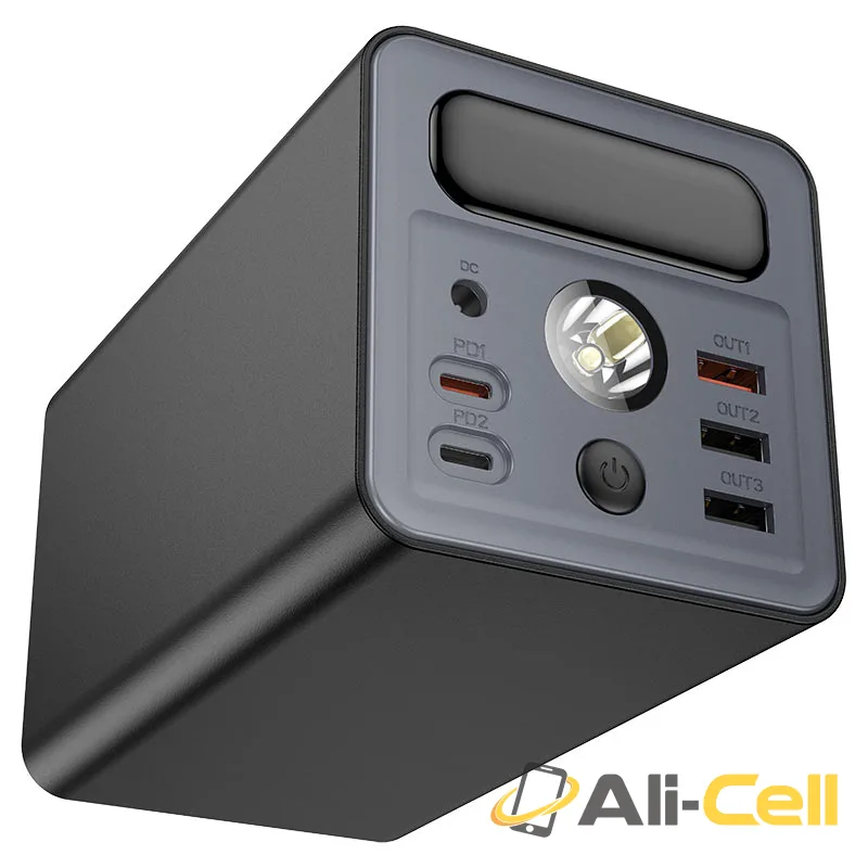 Power bank “J138 Distant” 22.5W + PD20W + DC12V 60000mAh (J138 Black)