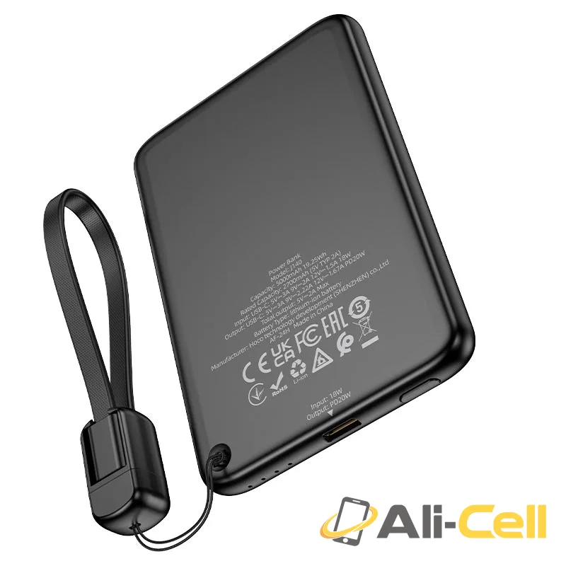 Power bank “J140 Tony” PD20W 5000mAh (J140 White) — 5
