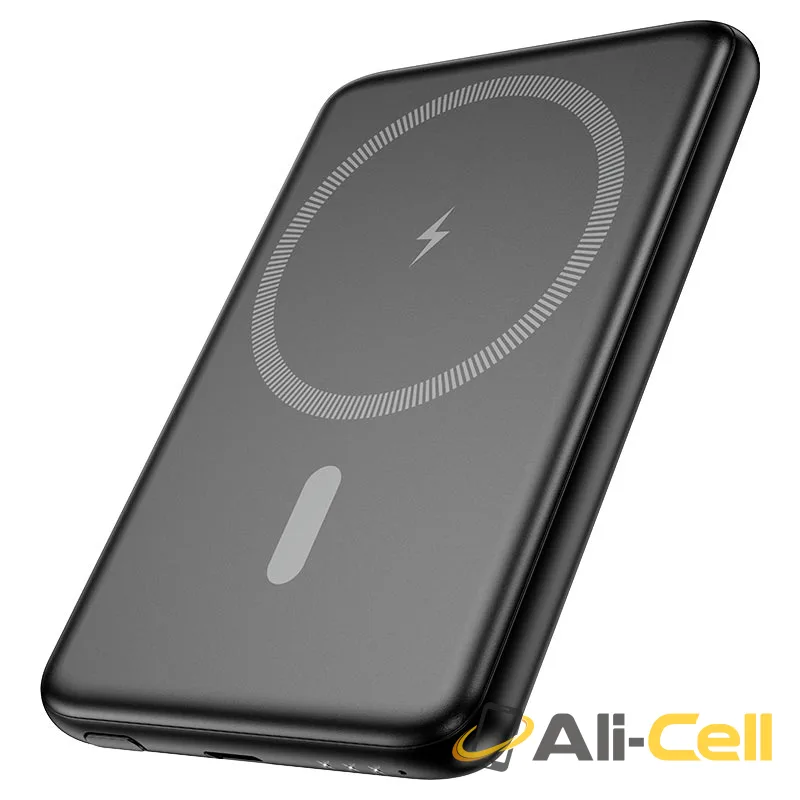 Power bank “J140A Tony” PD20W wireless charging 5000mAh (J140a Black)