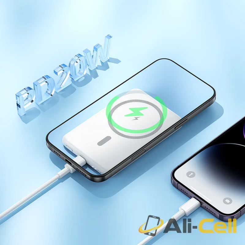 Power bank “J140A Tony” PD20W wireless charging 5000mAh (J140a Black) — 6