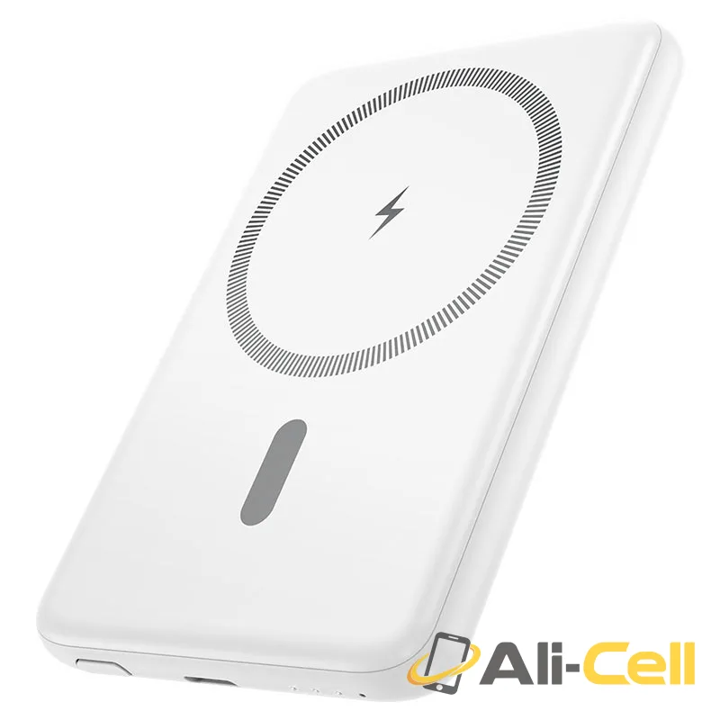 Power bank “J140A Tony” PD20W wireless charging 5000mAh (J140a White)