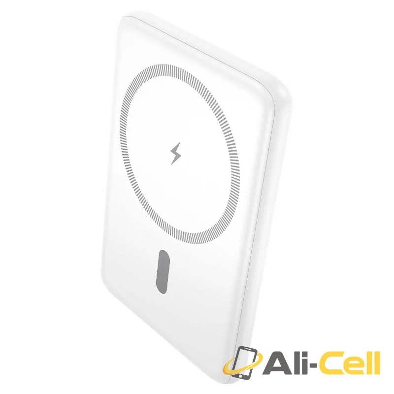 Power bank “J140A Tony” PD20W wireless charging 5000mAh (J140a White) — 3