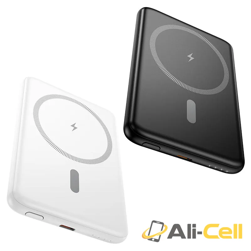 Power bank “J140A Tony” PD20W wireless charging 5000mAh (J140a White) — 5