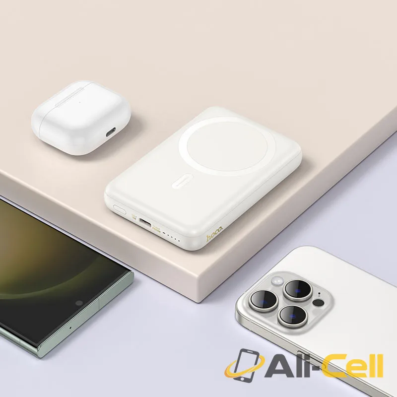 Power bank “J141 Grace” PD20W wireless charging 10000mAh (J141 Milky White) — 8