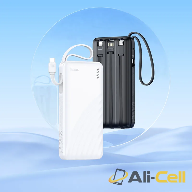 Power bank “J146 Night tide” 4 cables 10000mAh (J146 Black) — 8