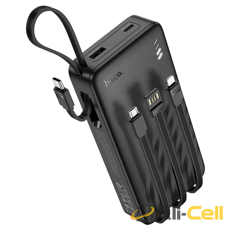 Power bank “J146A Night tide” 4 cables 20000mAh (J146a Black)