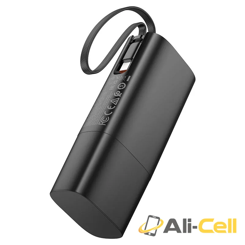 Power bank “J148 Handy” PD20W 5000mAh EU plug (J148 White) — 5