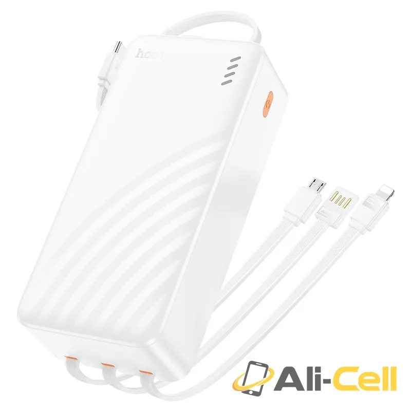 Power bank “J146B Night tide” 4 cables 30000mAh (J146b White) — 3