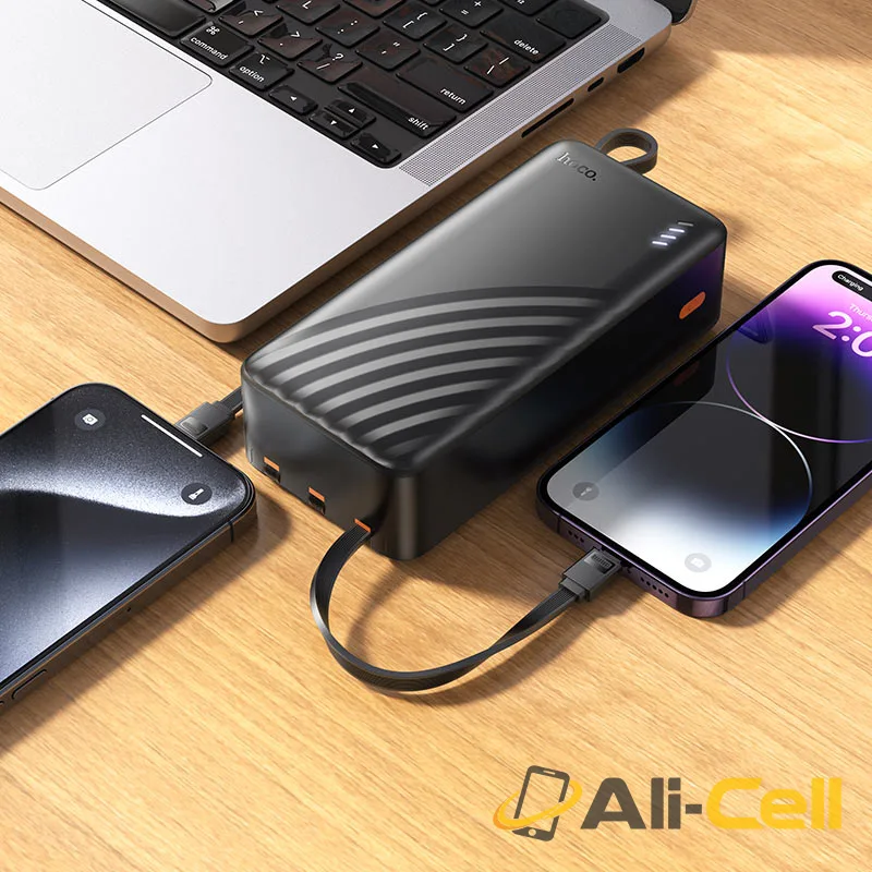 Power bank “J146B Night tide” 4 cables 30000mAh (J146b White) — 7