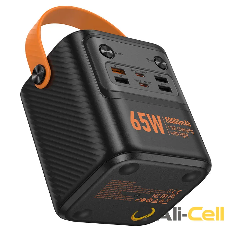 Power bank “J152 Pro Tough” PD65W 80000mAh (J152 Pro Black) — 5
