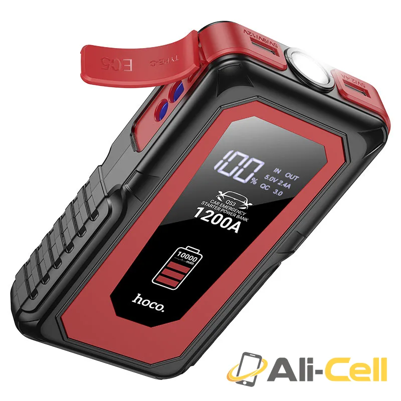 Power bank “QS3 Victory” jump starter 10000mAh (Qs3 Black) — 4