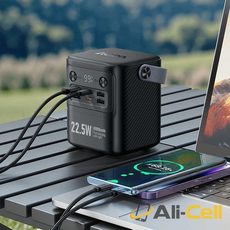 Power bank “J152 Tough” 22.5W+PD20W 80000mAh (J152 Black) — 7