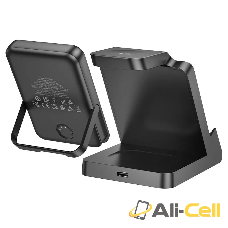 Power bank “J149 Victory” PD20W wireless charging 5000mAh (J149 Black) — 5