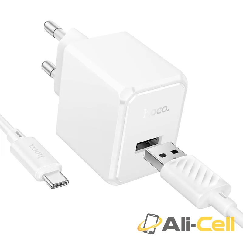 Wall charger “NT1 Superior” THA cable set (Nt1 Tc White, Set With Type C Cable)