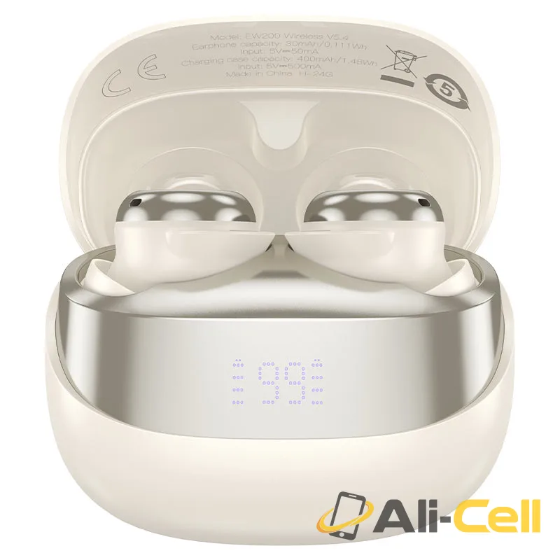 TWS headset “EW200 Elegant” (Ew200 Milky White) — 3