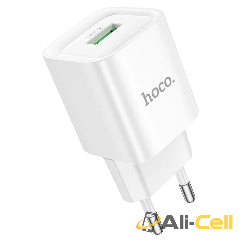 Wall charger “C145A Charm” QC3.0 EU cable set (C145a White, Single)