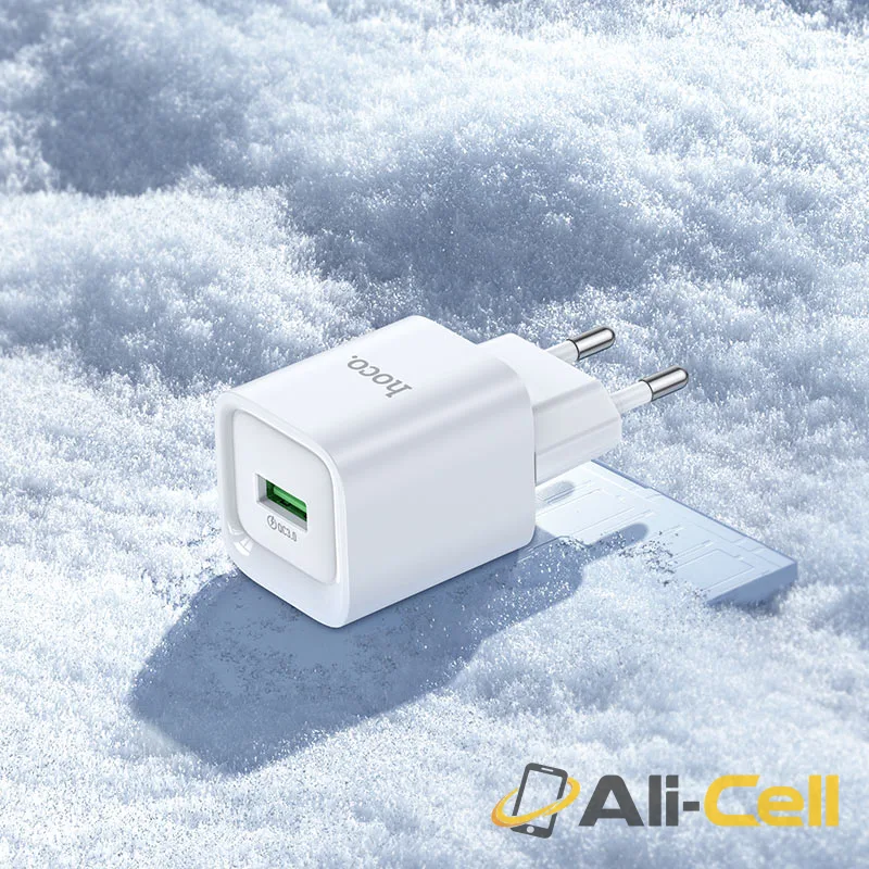 Wall charger “C145A Charm” QC3.0 EU cable set (C145a White, Single) — 7